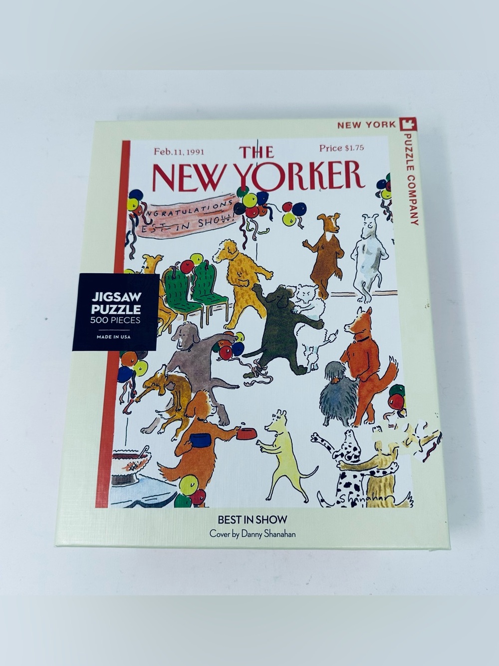 The New Yorker Best in Show by Danny Shanahan 500 Piece Puzzle Missing 1x Piece